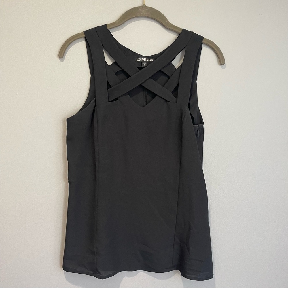Express Black Tank Top Blouse